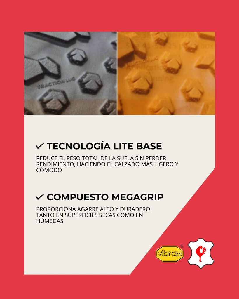 VIBRAM PISO LB042 1409 ZEGATRACK / ZEGALITE