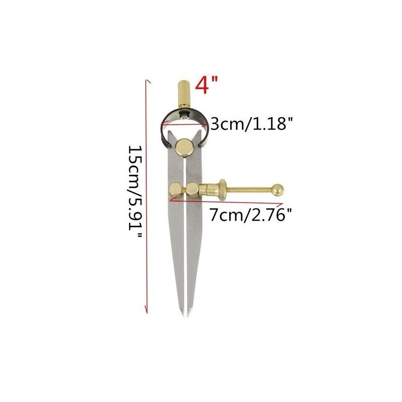 COMPAS DE ACERO DOS PUNTAS PEQUEÑO