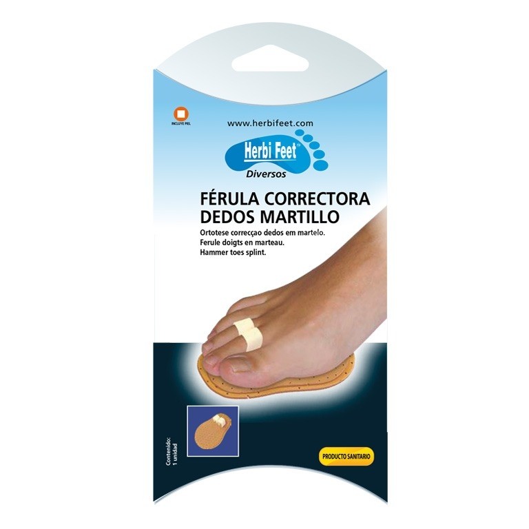 HERBI FEET FERULA DEDOS MARTILLO 2 DEDOS