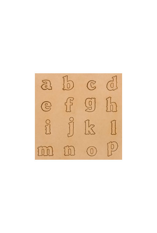 TANDY ALFABETO MINUSCULAS 8131-02 3/4" PULGADA (1,91CM)