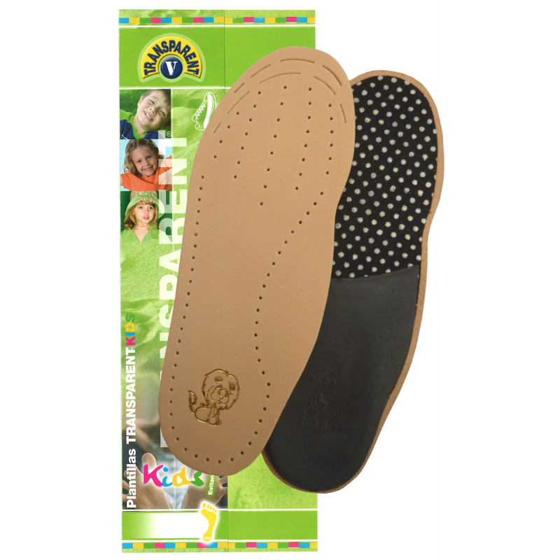 TRANSPARENT PLANTILLA KIDS PIEL