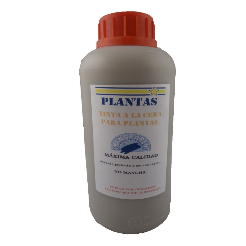 TRANSPARENT TINTA A LA CERA