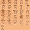 [4124] TANDY ALFABETO 8140 1/2 PULGADA (1,3CM)