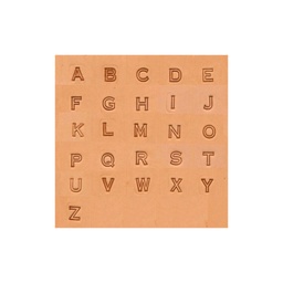 [1541] TANDY ALFABETO 4909 ALFABETO 1/4 PULGADA (0,7CM)