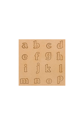 [4057] TANDY ALFABETO MINUSCULAS 8131-02 3/4" PULGADA (1,91CM)