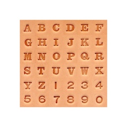 [8601] TANDY ABECEDARIO Y NÚMEROS 8134 1/4"PULGADA (0,6CM)